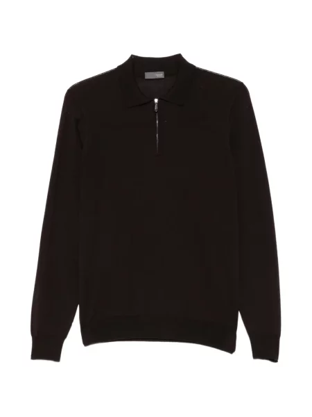 Gulerat tricou polo Drumohr maro