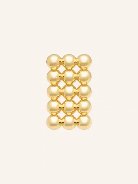 Lulu Copenhagen Náušnice Glamour Earring zlatá