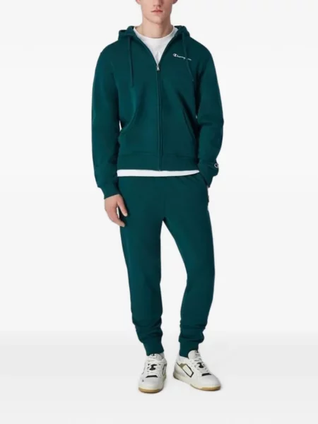 Hanorac cu glugă Champion cu autograf verde