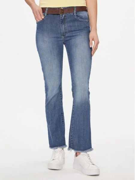 Please Traperice Straight Leg tamnoplava