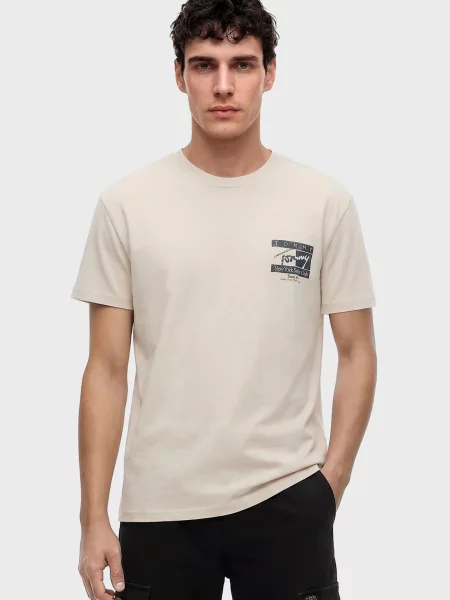 Футболка Tommy Jeans бежева