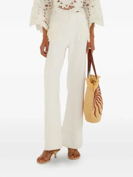 Pantaloni Farm Rio alb