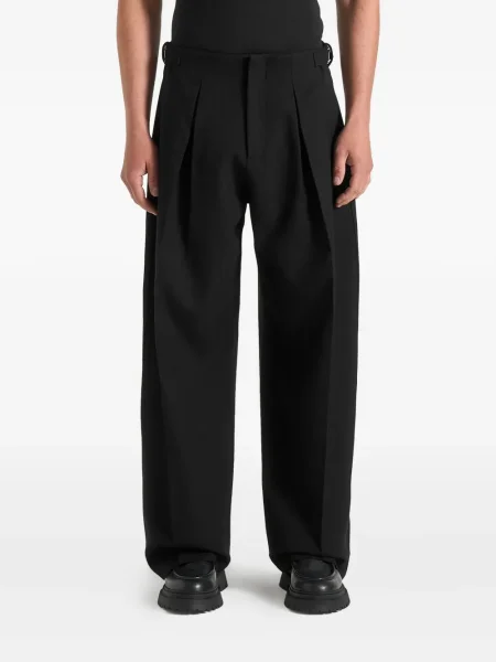 Plisované kalhoty Manière De Voir černé