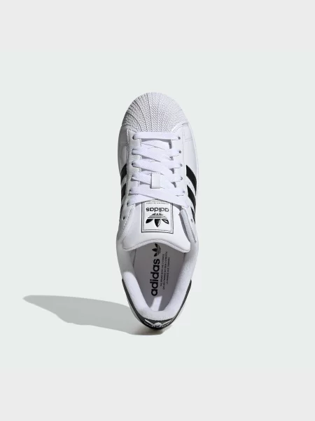 Кожаные кроссовки Adidas Superstar белые