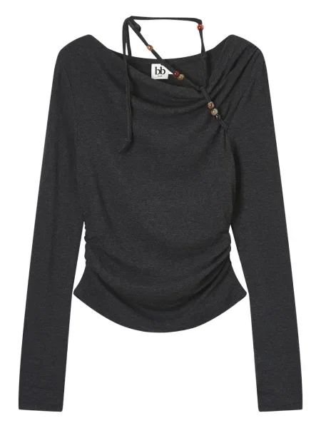Bluzka B+ab drapowana szara