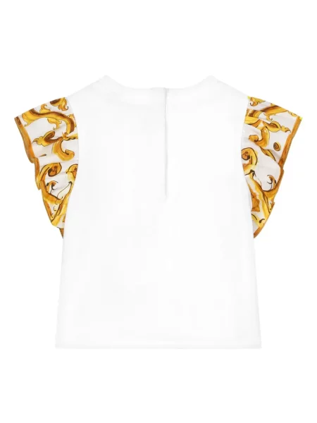 Tricou copii Dolce & Gabbana alb