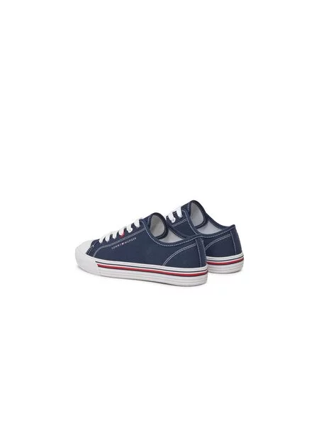 Tenisice Tommy Hilfiger Low Cut Lace Up Sneaker S tamnoplava