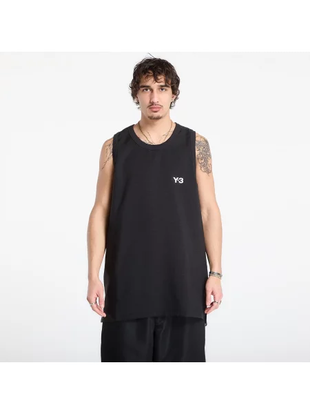 Koszykówka kamizelka Y-3 z dżerseju elegancka czarna