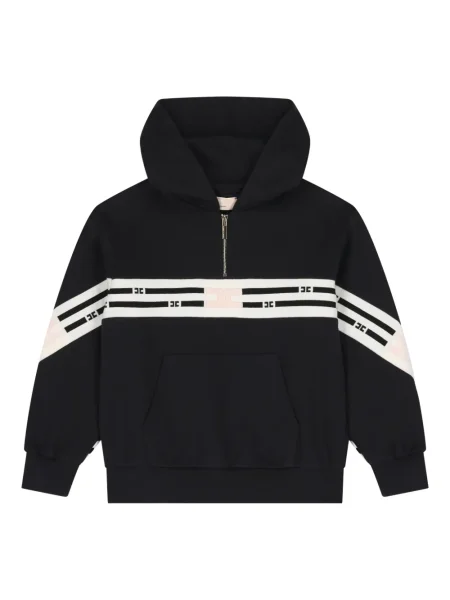 Bluza z kapturem dziecięca Elisabetta Franchi czarna