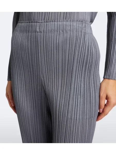 Decupat pantaloni Pleats Please Issey Miyake gri