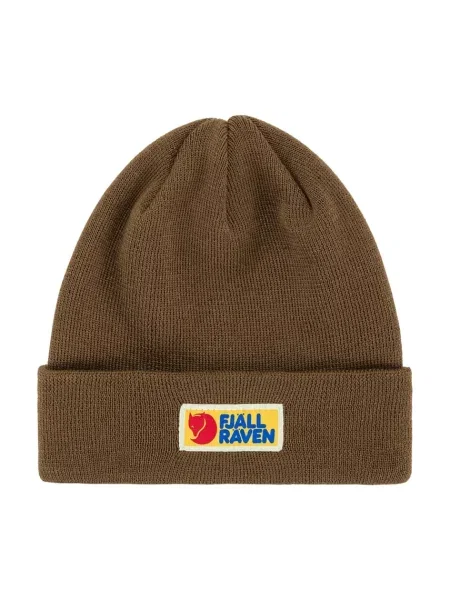 Fjallraven Σκούφος Vardag Classic Beanie καφέ