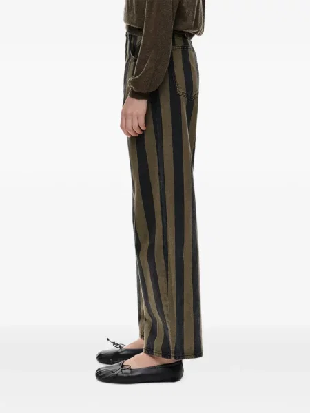 Pantaloni Bimba Y Lola cu dungi verde