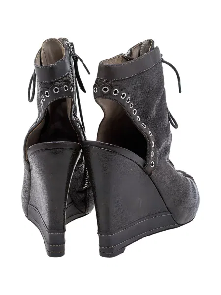 Kožené kotníkové boty Marc By Marc Jacobs hnědé