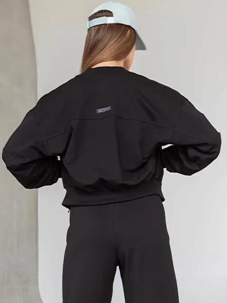 Бомбер Totalfit черный