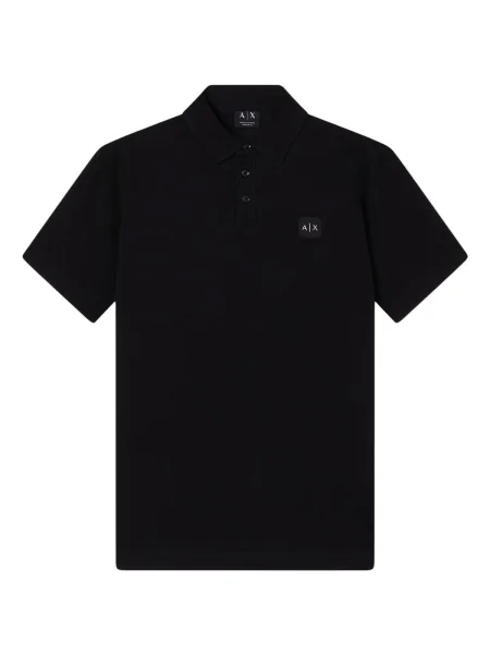 Tenisz pólóing Armani Exchange fekete