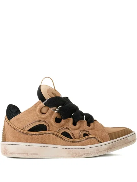 Sneakerși Lanvin maro