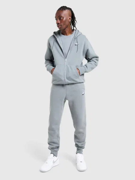 Nike Bluza Rozpinana Z Kapturem M Nk Club szara