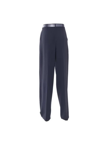Spodnie Max Mara Studio niebieskie