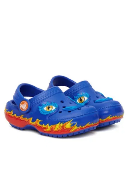 Crocs Šlepetės Toddler Classic IAM Dragon Lights Clog mėlyna