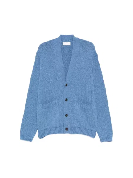 Kardigan Universal Works wełniany niebieski