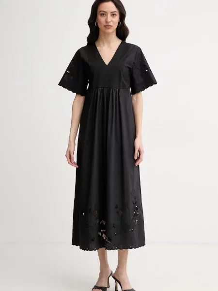 Weekend Max Mara rochie de vară din TARTUFO negru