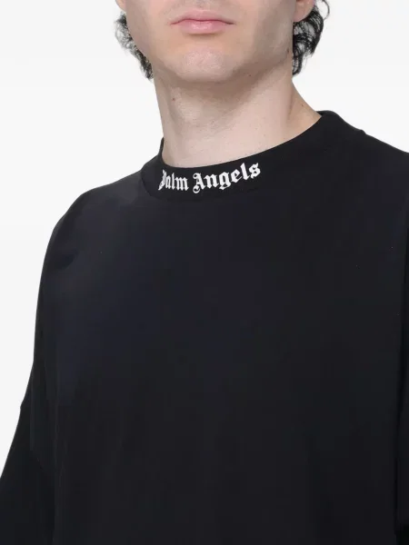 Tricou Palm Angels cu imagine negru