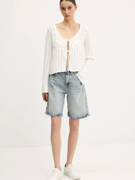 Jeans kratke hlače Tommy Jeans modra