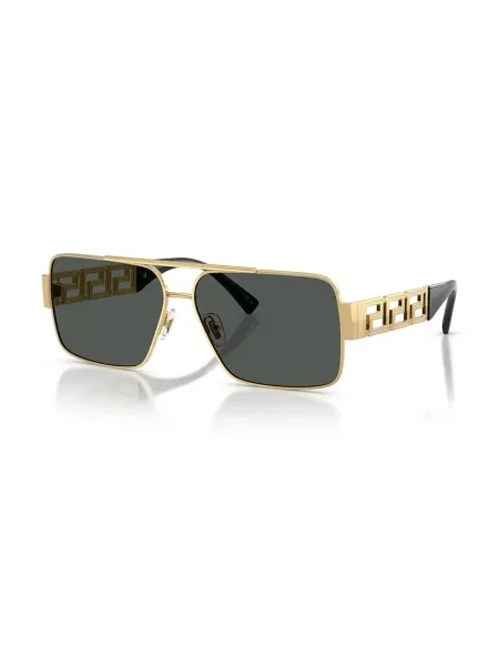Versace ochelari de soare argintiu auriu