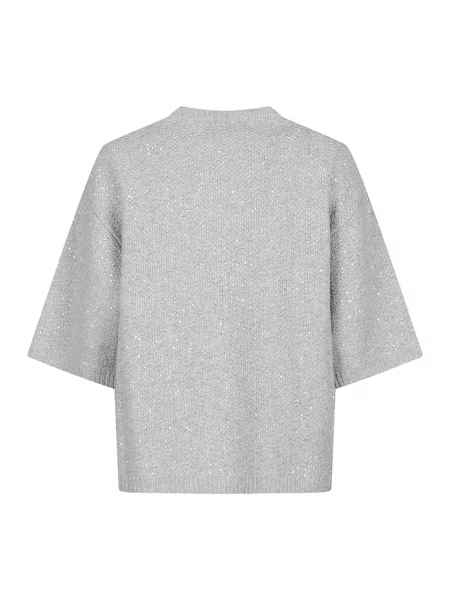 Sweter Fabiana Filippi szary