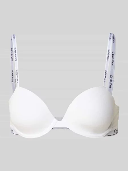 Biustonosz na cienkich ramiączkach z logo model ‘Demi’ Calvin Klein Underwear biały