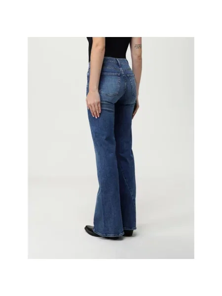 7 For All Mankind Jeansy Kobieta Dżinsy Bootcut niebieski