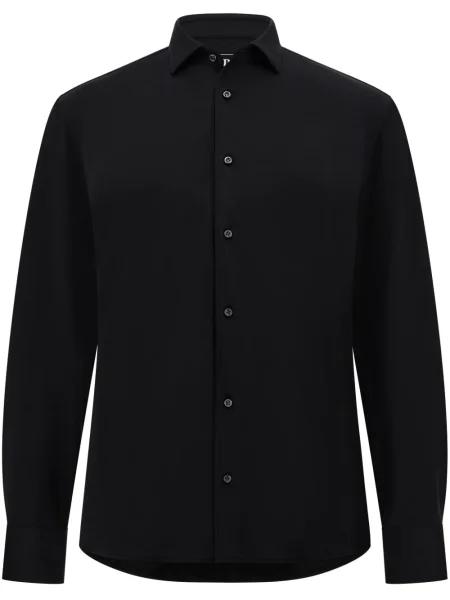 Cămașă Boggi Milano din poplin negru