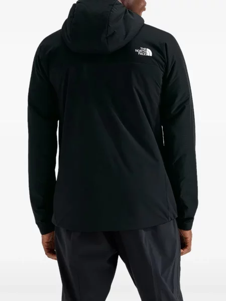 Geacă The North Face cu glugă negru