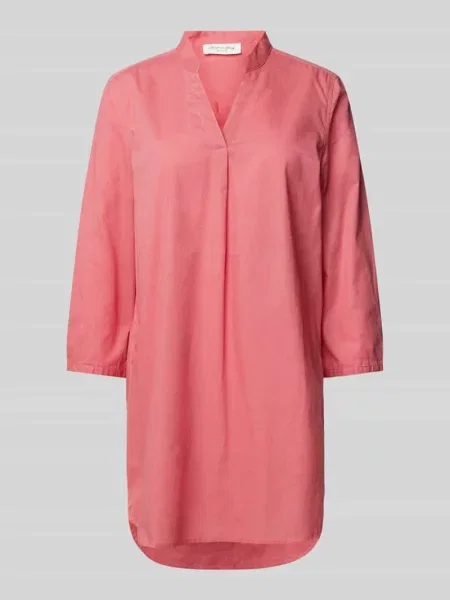 Tunika o kroju relaxed fit z rękawem o dł. Christian Berg Woman różowa