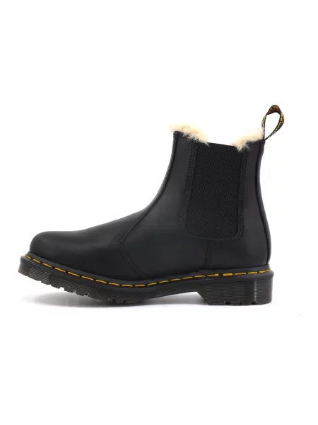 Ocieplane sztyblety Dr. Martens skórzane czarne