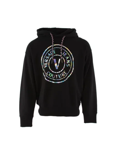 Bluza z kapturem Versace czarna