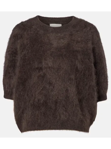 Džemper Lisa Yang od kašmira smeđa