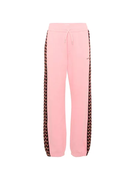 Pantaloni copii Lanvin Enfant roz
