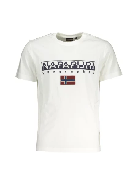 Koszulka Napapijri z logo biała