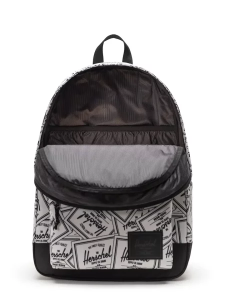 Однотонный классический большой рюкзак Herschel белый