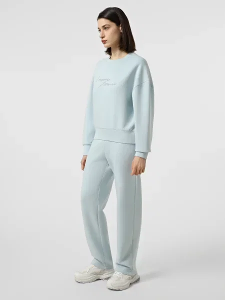 Свитшот Emporio Armani голубой