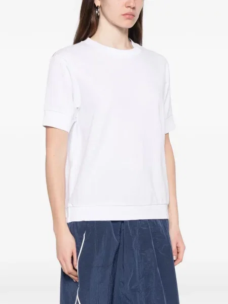 Tricou Rossignol cu decolteu rotund alb