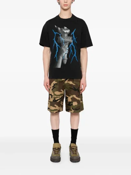 Tricou Melt cu imagine negru