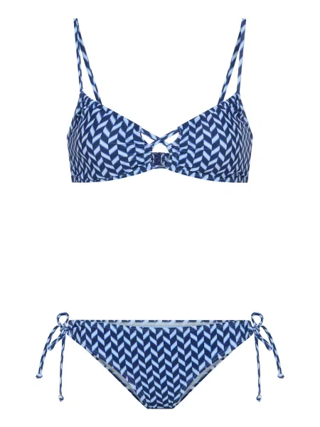 LSCN by LASCANA Costum de baie două piese deschis / închis albastru