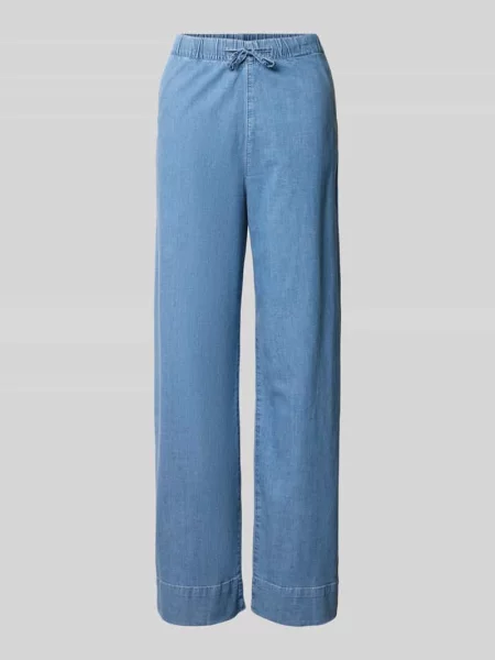 Jeansy o kroju regular fit z szerokimi nogawkami z mieszanki bawełny Tom Tailor Denim