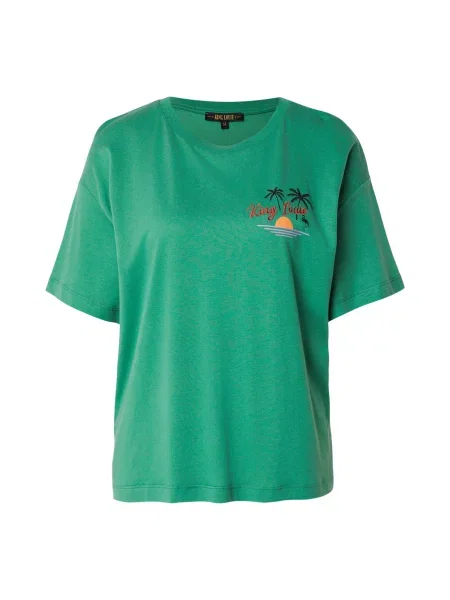 King Louie Marškinėliai pastelinė mėlyna / geltona / žalia / raudona juoda