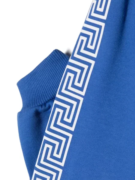 Spodnie dziecięce Versace niebieskie