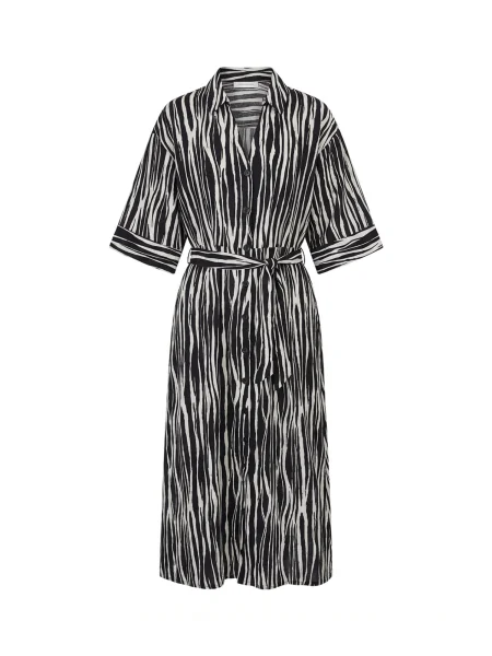 Guido Maria Kretschmer Dolga srajca Salma črna bela