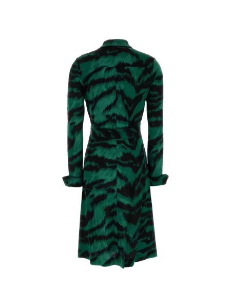 Rochie tip cămașă Dvf Diane Von Furstenberg verde