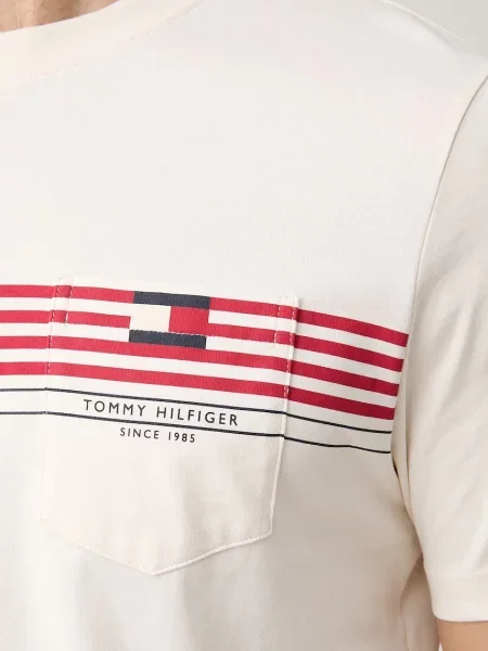 Tommy Hilfiger тениска мъжка от бежово